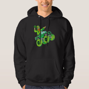 Moletom Leprechaun Monster Truck Shamrock Happy Rua Patric