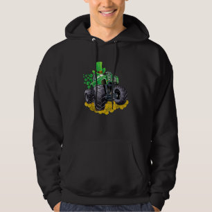 Moletom Leprechaun Monster Truck Shamrock Rua Patrick Day