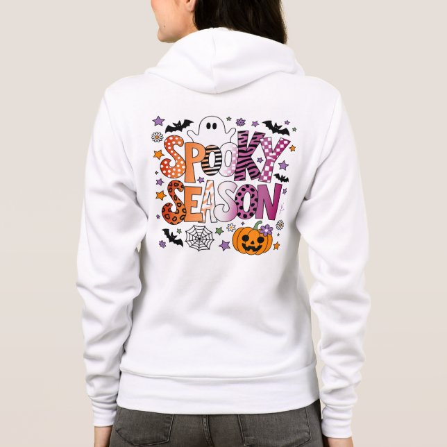 Moletom Lesbian Spooky Season Halloween (Verso)