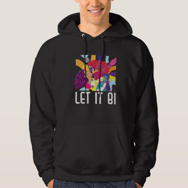 Moletom Let It Bi Bisexual Pride March Bisexuality LGBTQ   (Frente)