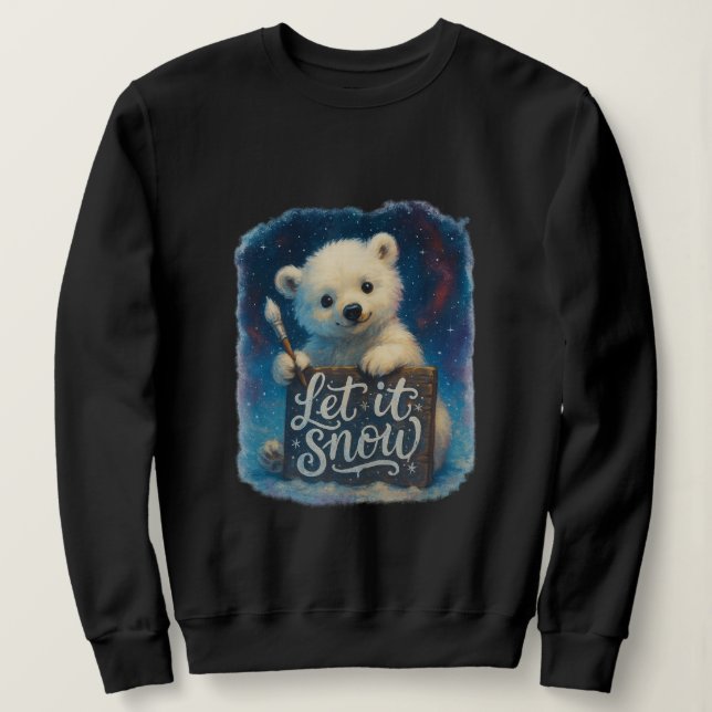 Moletom Let It Snow (Frente do Design)