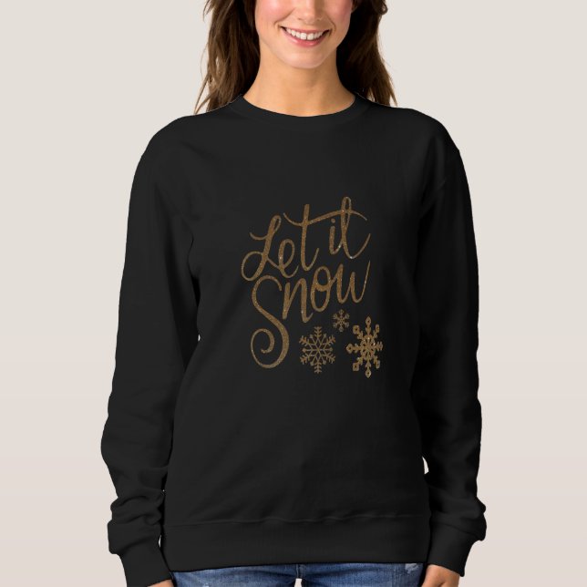 Moletom Let it snow Premium (Frente)