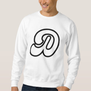 Moletom Letra D - Design de identidade personalizada