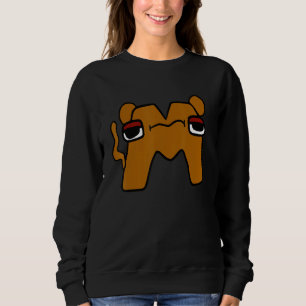 Moletom Letra do Rato M Alfabeto Lore Animais Para Meninos