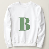 Letra inicial | Monograma Modern Trendy Sage Green