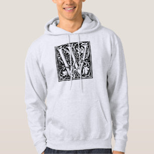 Moletom Letra W Monograma Medieval Arte Nova