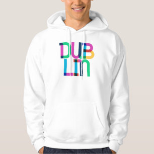 Moletom Letras Pop Art Dublim Irlanda