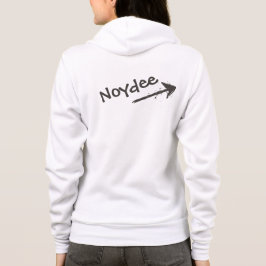 Moletom Letras pretas e seta em você