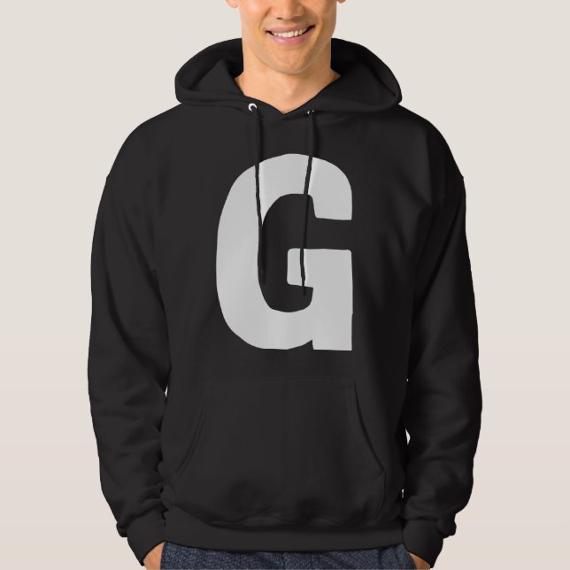 Moletom Letter G big and bold white (Frente)
