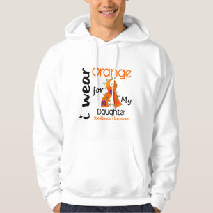 Moletom Leucemia eu visto a laranja para minha filha 43