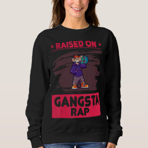 Moletom Levantado Em Gangsta Rap Humor