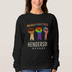 Moletom Levantamos Juntos Lgbt Henderson Pride Nevada Soci