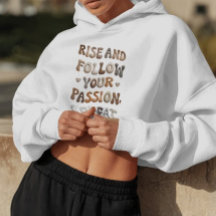 Levante e siga boas vibrações em Hoodie motivacion
