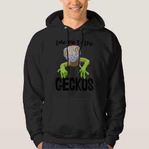 Moletom Leve-Me Ao Gecko Engraçado Gecko Reptile Men
