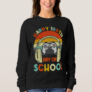 Moletom Level 100 Days Of School Unlocked Gaming Shirts, V