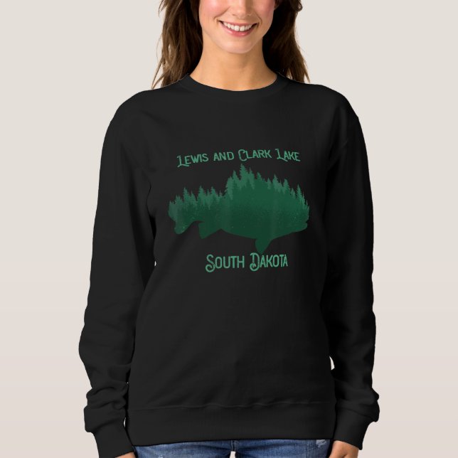 Moletom Lewis E Clark Lake South Dakota Souvenir (Frente)