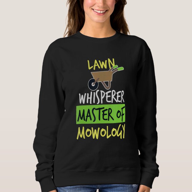 Moletom Lewn Whisperer Mestre Em Mowologia (Frente)