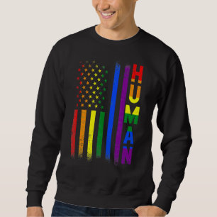 Moletom Lgbt Americano Bandeira Arco-Íris Orgulho gay Mo