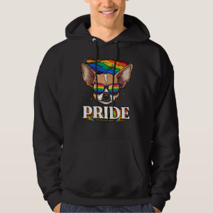 Moletom Lgbt Chihuahua Orgulho gay Lgbtq Rainbow Flag Sung