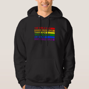 Moletom Lgbt De orgulho gay Mês O Mundo Tem Problemas Maio