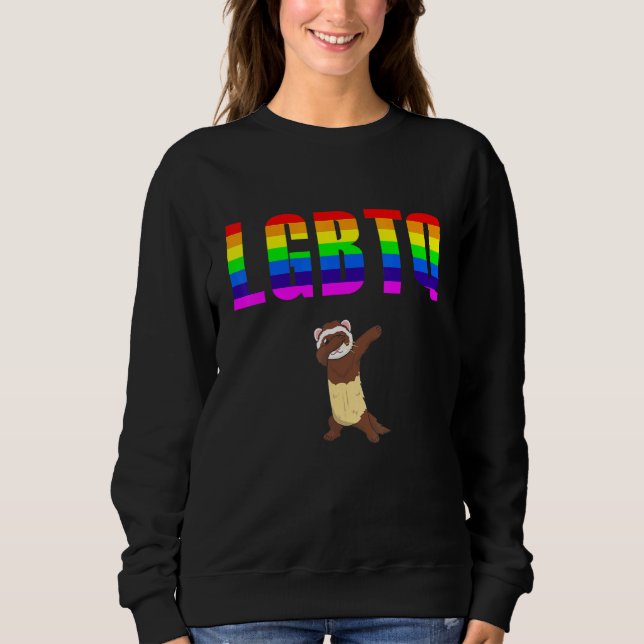Moletom LGBT Lesbian Gay Bisexual Transgender Pride Queer  (Frente)