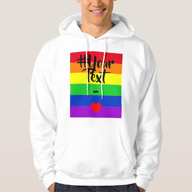 Moletom #LGBT #love #orgulde #gay #liberdade #parada (Frente)