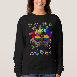 Moletom Lgbt Otter Orgulho gay Mês Animal Rainbow Lésbica