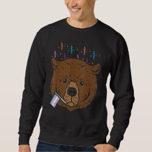 Moletom Lgbt Transsexual do Orgulho Transsexual do Urso Tr