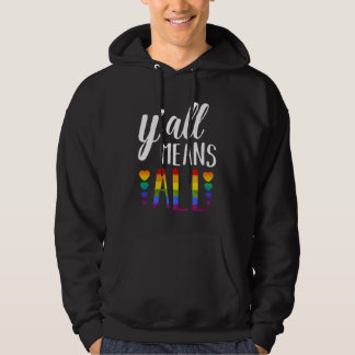 Moletom LGBT YALL SIGNIFICA TODA Orgulho gay