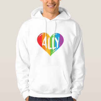 Moletom Lgbtq Ally Para Homens Orgulho gay