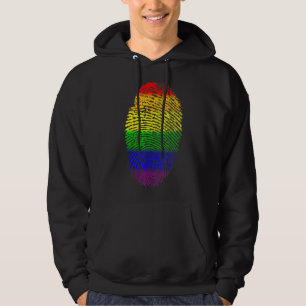 Moletom Lgbtq Arco-Íris Sinalizador Impressão Digital Orgu