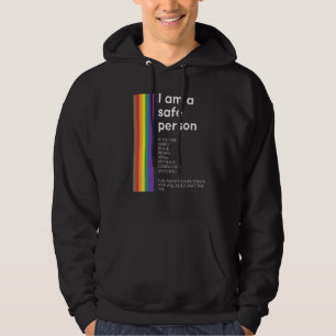 Moletom Lgbtq Blm Eu Sou Uma Pessoa Segura E Vou Segurar E