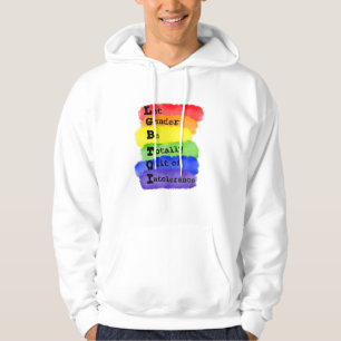 Moletom LGBTQ - Deixe o Gênero Livre da Intolerância