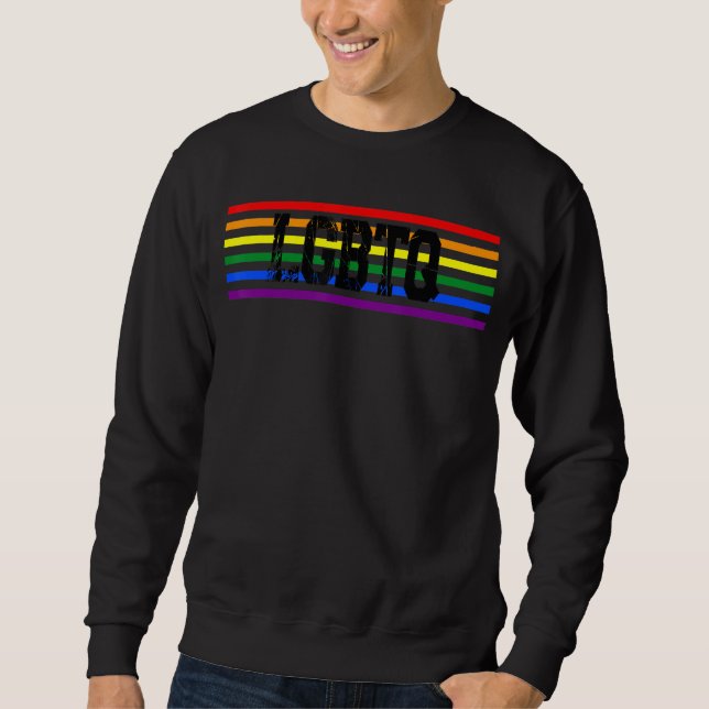 Moletom Lgbtq Lgbtq Arco-Íris Lgbt 1 (Frente)