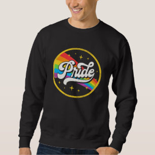 Moletom Lgbtq Orgulho gay Vintage Ally Rainbow Lésbica Bis