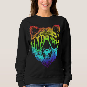 Moletom Lgbtq Papa Urso Lgbt Orgulho gay de Sinalizador Ar