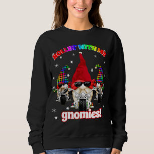 Moletom LGBTQ Pride Biker Jardim Natal Gnomo Rainbow P