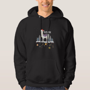 Moletom Lhama de Natal da Irmã Ph Combinando Pijama Famíli