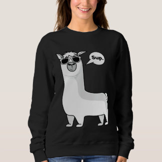 Moletom Lhama Dizendo Olá Alpaca Animal Fofo