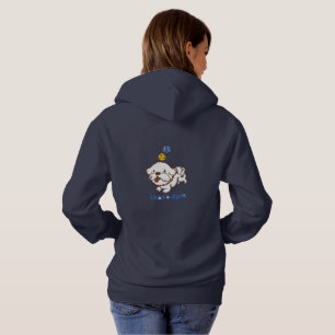 Moletom Lhasa apso bubu e guagua de galinha