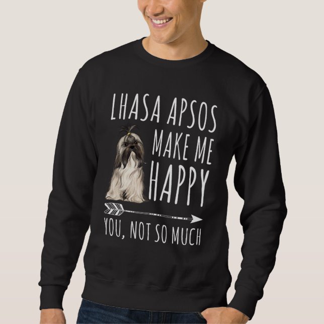 Moletom Lhasa Apso Dogs Redeem Me Happy (Frente)