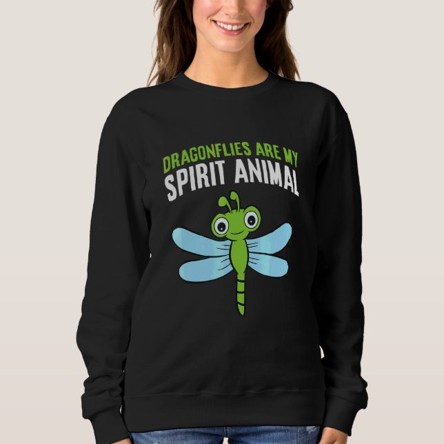 Moletom Libélulas São Meu Animal Espiritual  Libélula (Frente)
