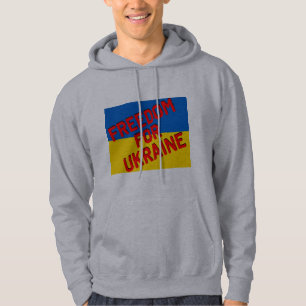 Moletom LIBERDADE DE UCRÂNIA com bandeira