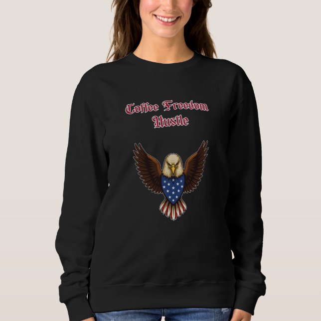 Moletom Liberdade do Café Agito Patriótico Moagem Matinal  (Frente)
