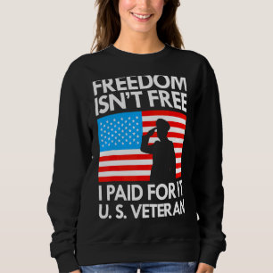 Moletom Liberdade não é grátis Eu paguei por isso, Veteran