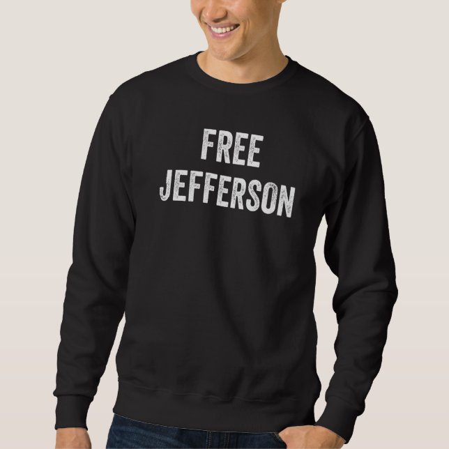 Moletom Liberte Jefferson Apoie a Liberdade de Jefferson D (Frente)