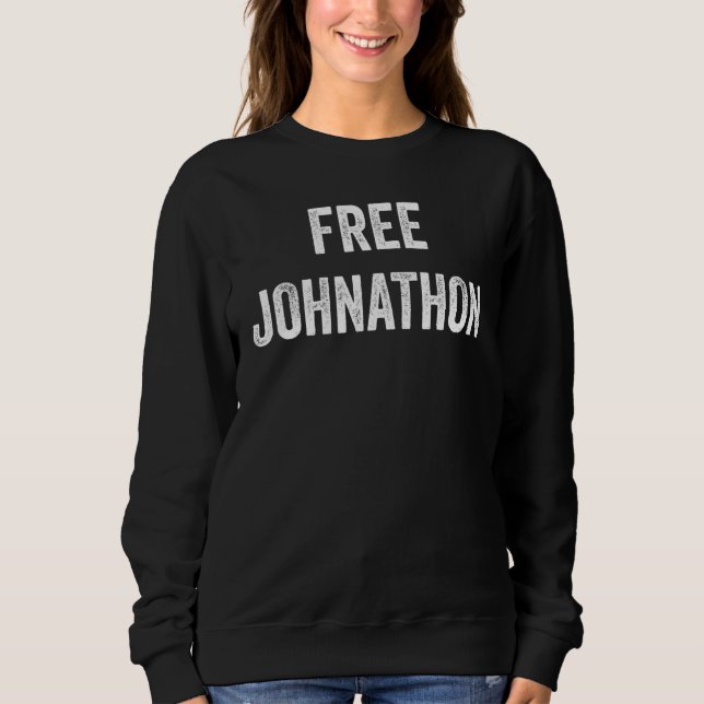 Moletom Libertem Johnathon  Apoiem a Libertação de Johnath (Frente)