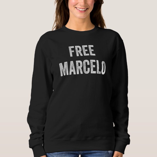 Moletom Libertem Marcelo  Apoiem a Libertação de Marcelo d (Frente)