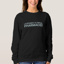Moletom Licensed Clinical Pharmacist Modern Design