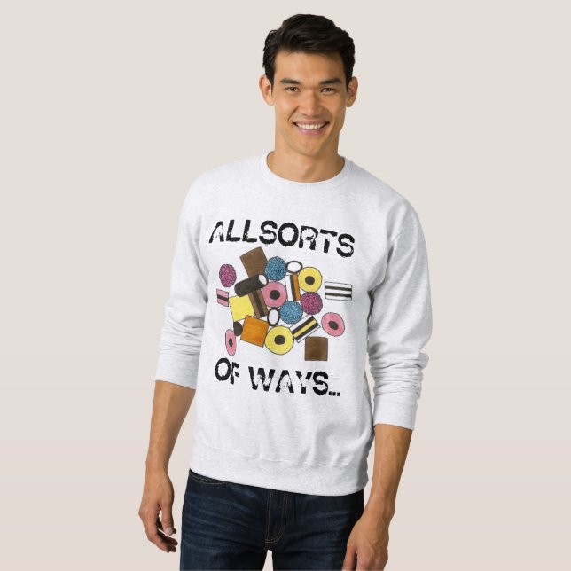 Moletom Licorice Allsorts of Ways Candy Sweatshirt (Frente Completa)